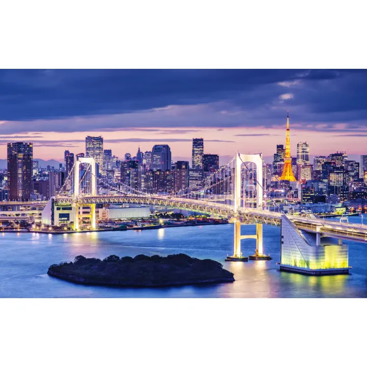 Fototapeta Tęczowy Most w Tokio – Panorama Japońskiej Metropolii – produkt