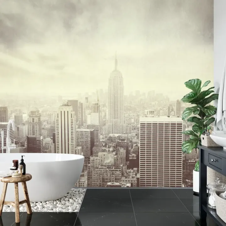 Fototapeta Nowy Jork – Nocny Skyline Manhattanu