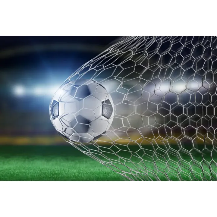 Fototapeta Piłka Nożna Gol 3D – Dynamika Gry na Stadionie – produkt