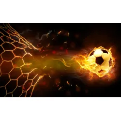 Fototapeta Piłkarska – Dynamika Meczu i Pasja Sportu