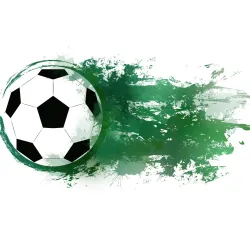 Fototapeta Piłka Nożna – Abstrakcja Sportowej Energii