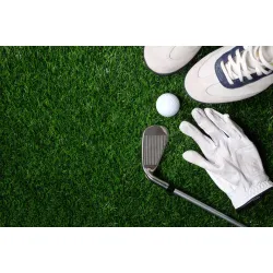 Fototapeta Zestaw Golfowy – Pole Golfowe i Krajobraz Przyrody