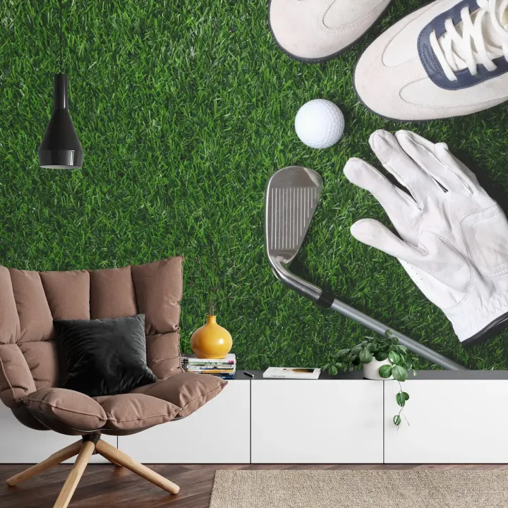Fototapeta Zestaw Golfowy – Pole Golfowe i Krajobraz Przyrody