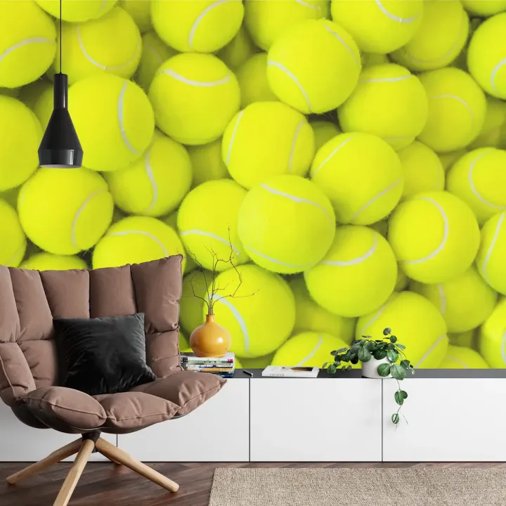 Fototapeta Nowe Piłki Tenisowe – Sportowa Energia na Kort Tenisowy