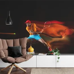 Fototapeta Tenisista – Dynamika Sportu i Rywalizacja