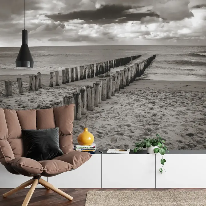 Fototapeta Plaża Morze – Krajobraz Nadmorski i Szum Fal