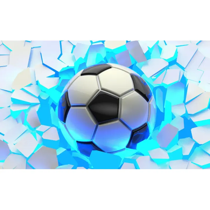 Fototapeta Piłka Nożna 3D – Abstrakcyjna Dynamika Futbolu – produkt