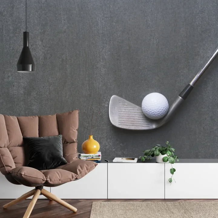 Fototapeta Piłka Golfowa – Sportowy Akcent na Polu Golfowym