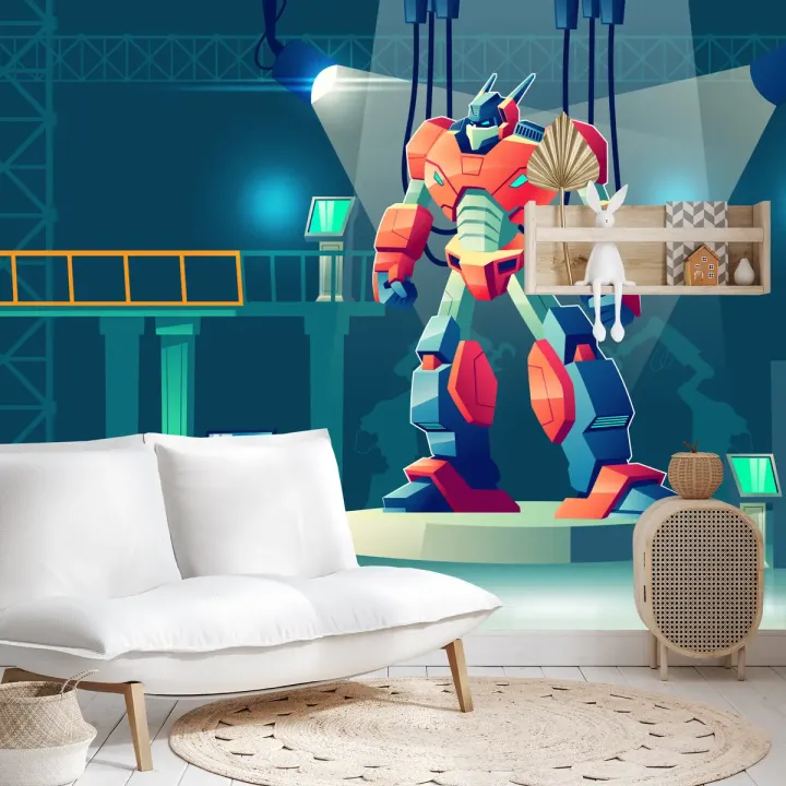 Fototapeta Robot w Laboratorium – Nowoczesna Technologia i Nauka
