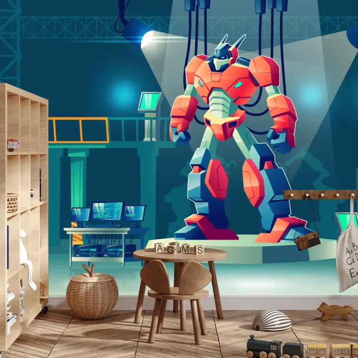 Fototapeta Robot w Laboratorium – Nowoczesna Technologia i Nauka