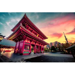 Fototapeta Świątynia Senso-Ji – Architektura Buddyjskiego Tokio