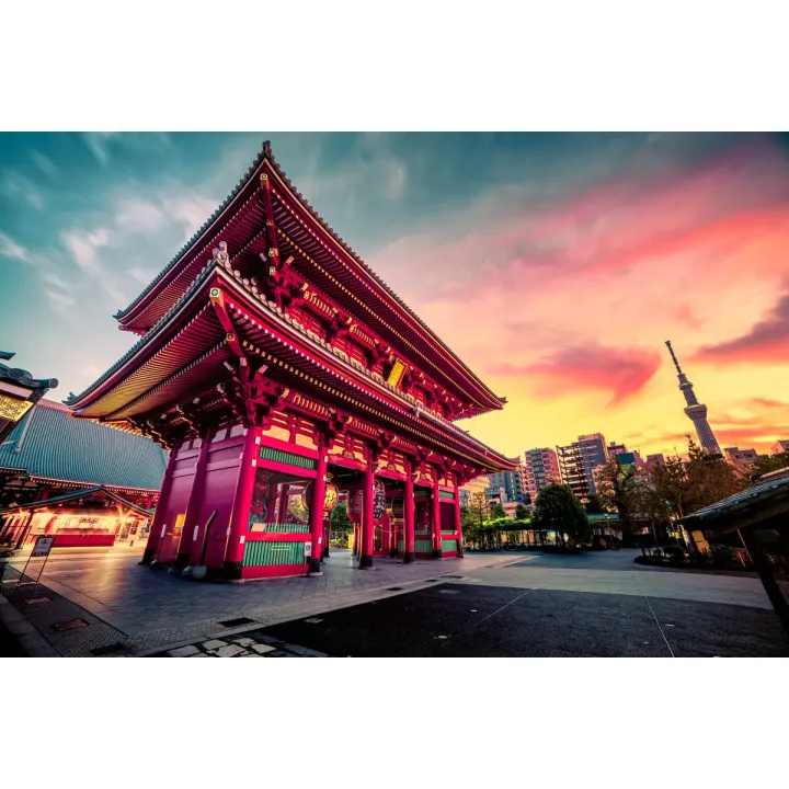 Fototapeta Świątynia Senso-Ji – Architektura Buddyjskiego Tokio – produkt
