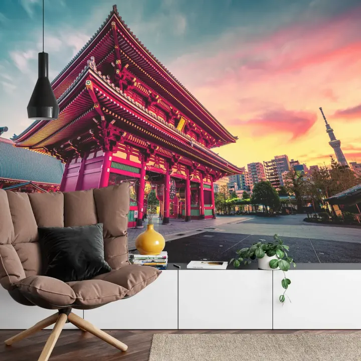 Fototapeta Świątynia Senso-Ji – Architektura Buddyjskiego Tokio