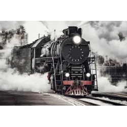 Fototapeta Zabytkowy Parowóz – Kolej Parowa i Nostalgia Podróży