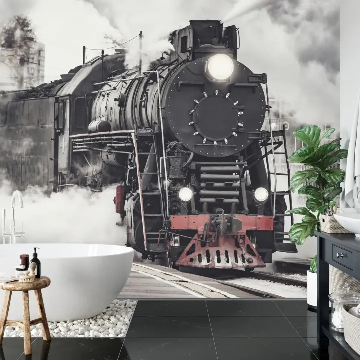Fototapeta Zabytkowy Parowóz – Kolej Parowa i Nostalgia Podróży