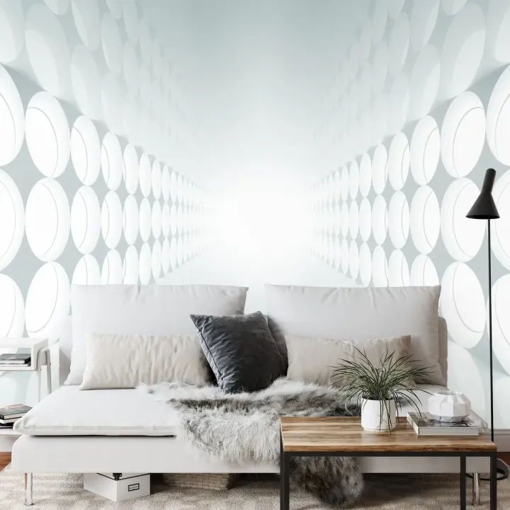 Fototapeta 3D Tunel – Geometryczna Abstrakcja z Głębią
