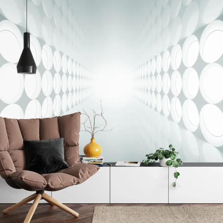 Fototapeta 3D Tunel – Geometryczna Abstrakcja z Głębią