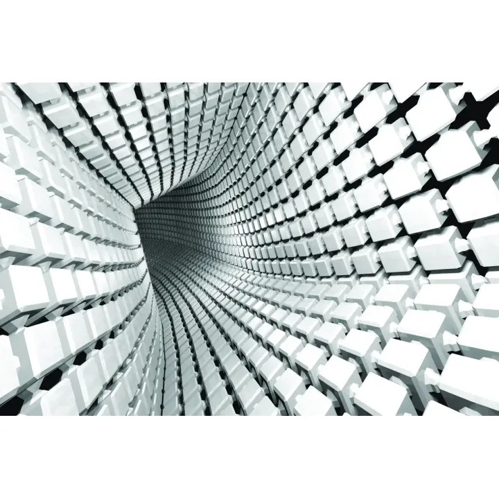 Fototapeta 3D Tunel – Geometryczna Iluzja Optyczna z Głębią – produkt