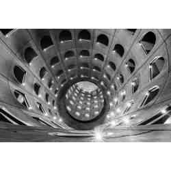 Fototapeta 3D Tunel – Industrialny Design i Betonowa Architektura