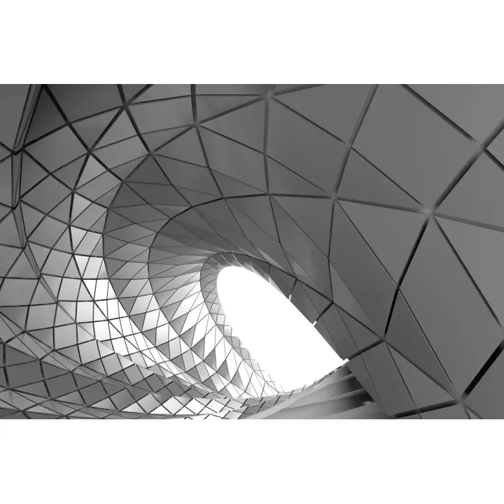 Fototapeta 3D Tunel – Geometryczna Iluzja Optyczna Przestrzeni – produkt