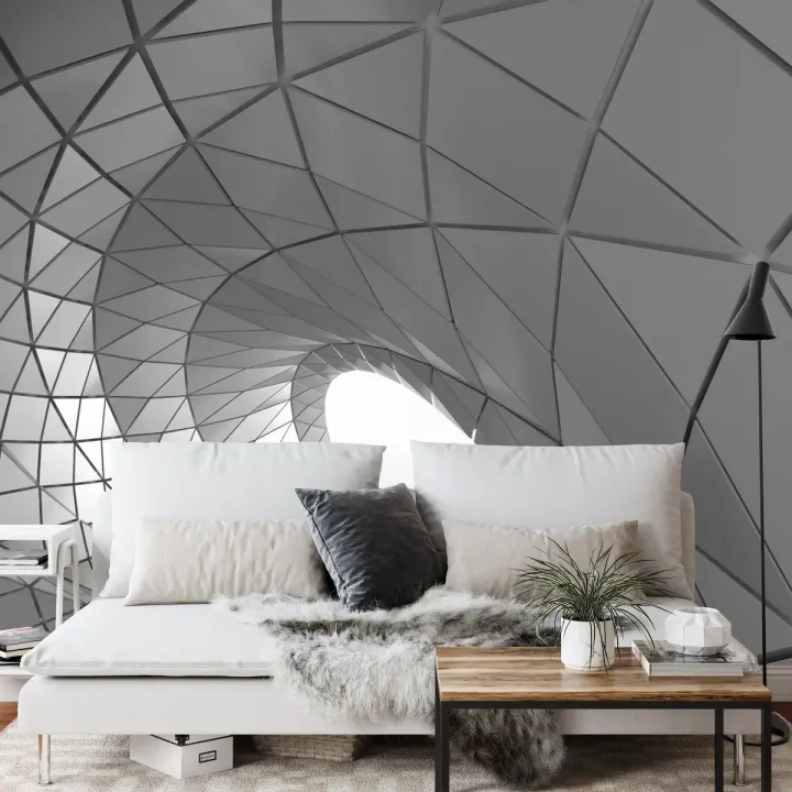 Fototapeta 3D Tunel – Geometryczna Iluzja Optyczna Przestrzeni