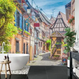 Fototapeta Uliczka Przejście – Zabytkowa Architektura Starówki