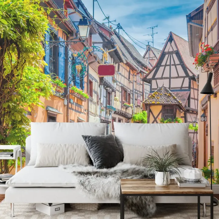 Fototapeta Uliczka Przejście – Zabytkowa Architektura Starówki