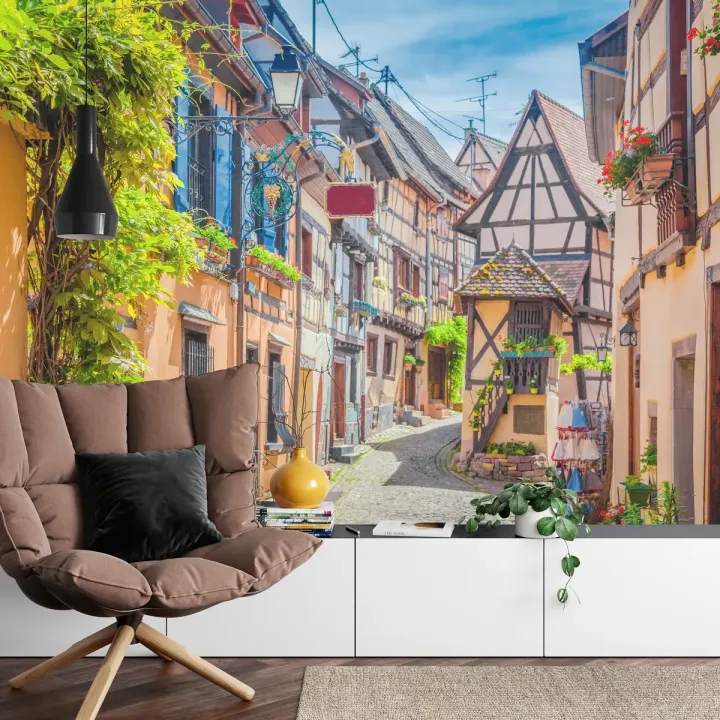 Fototapeta Uliczka Przejście – Zabytkowa Architektura Starówki