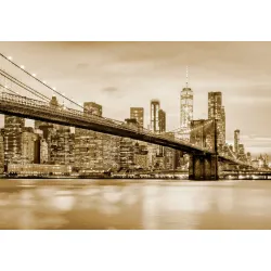 Fototapeta Brooklyn Bridge – Most Brookliński i Skyline Nowego Jorku