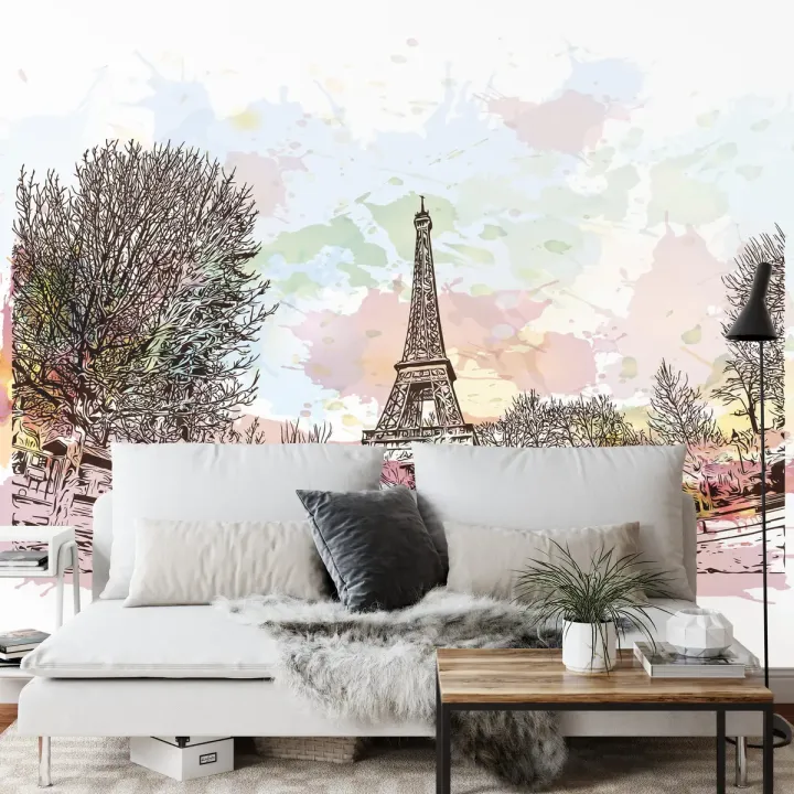 Fototapeta Paryż Wieża Eiffla – Panorama Miasta i Architektura Francji
