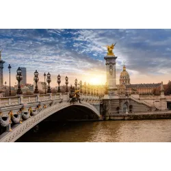 Fototapeta Paryż – Pont Alexandre III i Panorama Sekwany