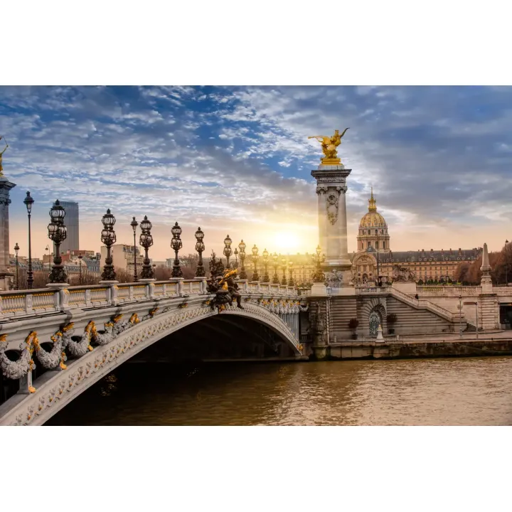 Fototapeta Paryż – Pont Alexandre III i Panorama Sekwany – produkt