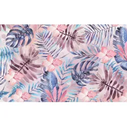 Fototapeta Liście Monstera – Tropikalna Roślinność i Abstrakcja