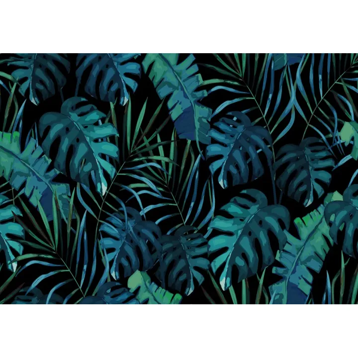 Fototapeta Liście Monstera – Tropikalna Dżungla w Twoim Wnętrzu – produkt