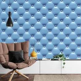 Fototapeta Pikowana Niebieska – Geometryczna Abstrakcja w Nowoczesnym Designie