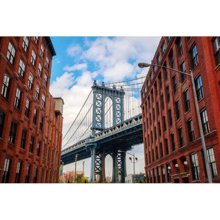 Fototapeta Most w Nowym Jorku – Most Brookliński i Skyline Manhattanu – produkt