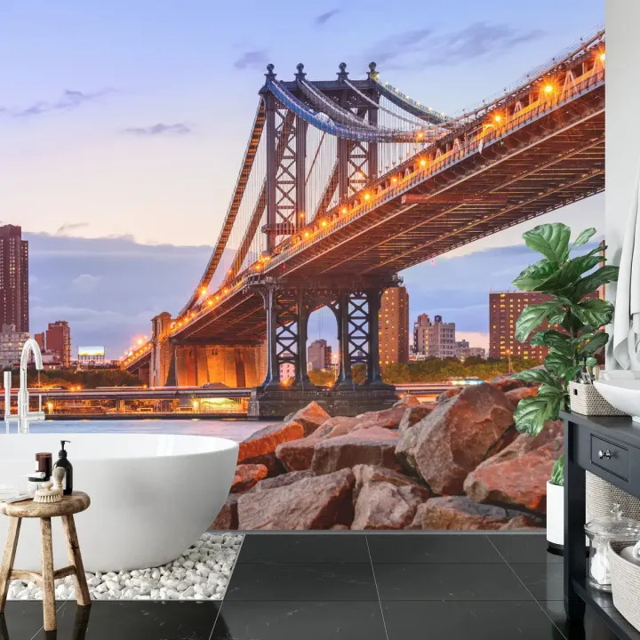 Fototapeta Manhattan Bridge – Skyline Nowego Jorku