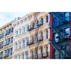 Fototapeta Nowy Jork – Manhattan i Schody Pożarowe