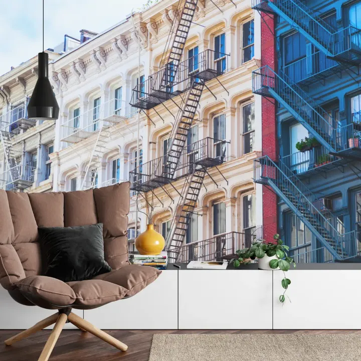 Fototapeta Nowy Jork – Manhattan i Schody Pożarowe
