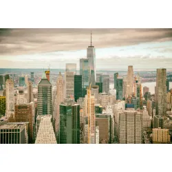 Fototapeta Widok Na Nowy Jork – Skyline Manhattanu z Lotu Ptaka