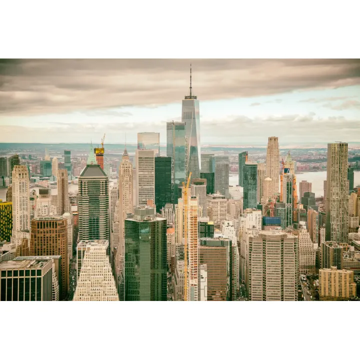Fototapeta Widok Na Nowy Jork – Skyline Manhattanu z Lotu Ptaka – produkt