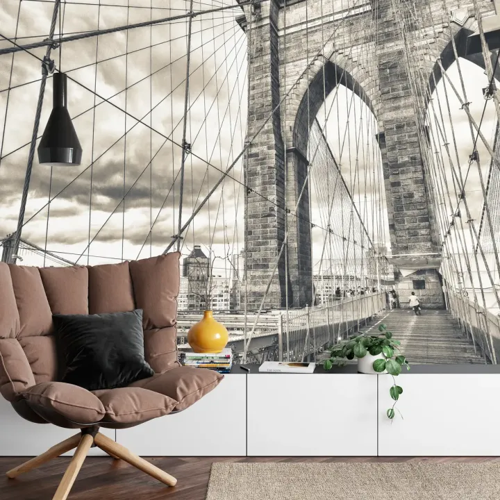 Fototapeta Most Brookliński – Skyline Nowego Jorku i Manhattanu
