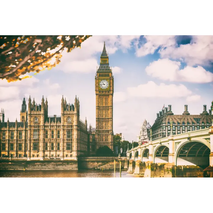 Fototapeta Londyn Big Ben – Architektura wiktoriańska i skyline nad Tamizą – produkt