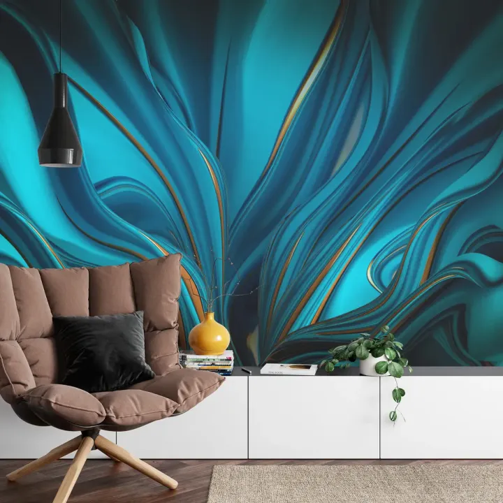 Fototapeta Abstrakcja Geometryczna – Nowoczesny Design 3D
