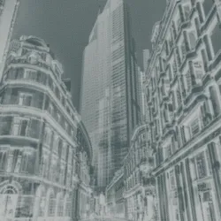Fototapeta Londyn – Czarno-białe Półtony Architektury Miejskiej