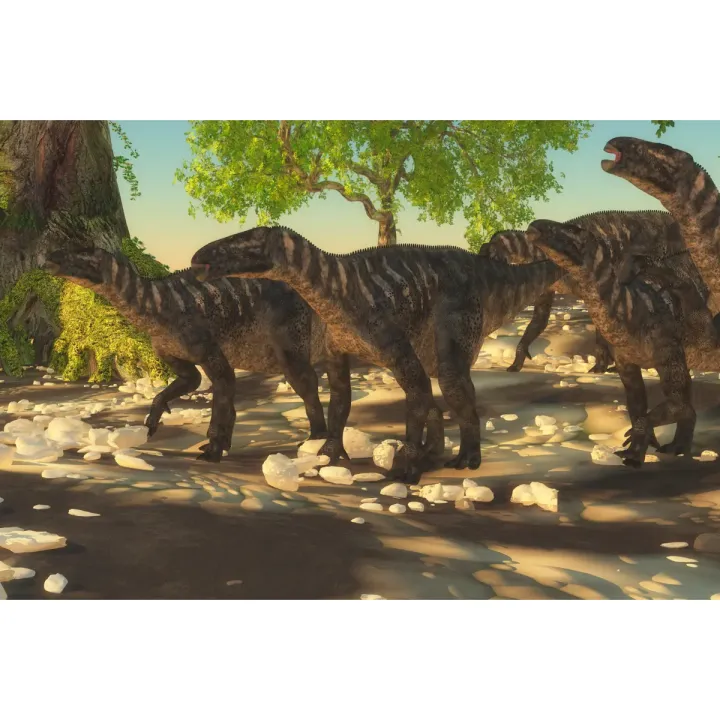 Fototapeta Dinozaury i Przyroda – Prehistoryczny Krajobraz Jurajski – produkt
