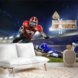 Fototapeta Futbol Amerykański – Akcja Sportowa na Stadionie NFL