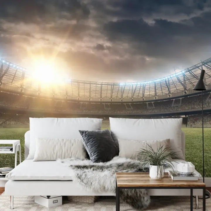 Fototapeta Boisko Stadion – Atmosfera Sportowego Meczu