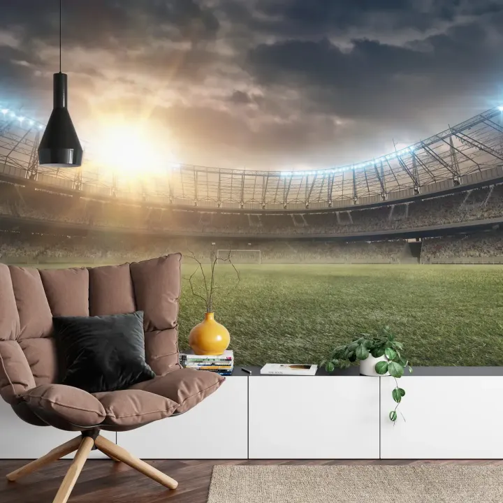 Fototapeta Boisko Stadion – Atmosfera Sportowego Meczu
