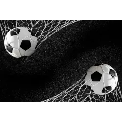 Fototapeta Piłkarska – Sportowa Dynamika na Stadionie